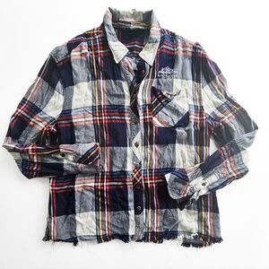 Womens Harley Davidson Rae Hem Plaid Long Sleeve
